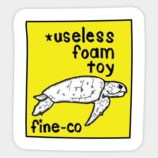 Useless Foam Toys Sticker